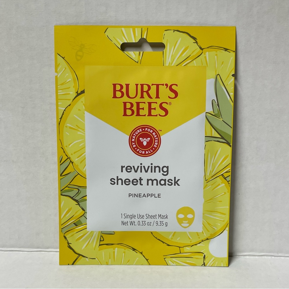 💛$2💛 Burt's Bees Reviving Sheet Mask - Pineapple